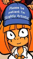 boe bow english_text freckles hat maua mymy orange_hair please_be_patient_i_have_autism_(meme) text tie toe // 168x299 // 19KB
