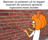 brick_wall dutch_text happy meme meta:general_fanart mymy niggerwiggle talking talking_to_wall // 5355x4407 // 2.8MB