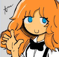 artist:ongepapu city_pop meta:general_fanart mymy Plastic_Love_(song) smiling waving // 1172x1144 // 1.0MB