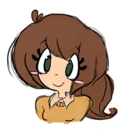 artist:macos9 blank_background brown_eyes green_eyes meta:general_fanart roos smiling tagme // 1125x1204 // 75KB