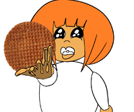 artist:pivkom_ binky holding_object looking_at_viewer mymy soopwafel stroopwafel subvariant:boogu variant:agugu // 897x750 // 189KB