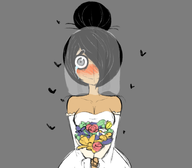 artist:unknown blushing crying flowers heart looking_at_viewer maya meta:general_fanart milktag_(minor) smiling wife // 800x700 // 178KB