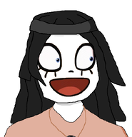 black_hair blue_eyes clothes eyelashes hair headband mymy necklace no_freckles ongezellig open_mouth variant:soytan white_void // 680x705 // 94KB