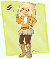 artist:mitterator coco dutch_flag looking_at_viewer meta:general_fanart smiling // 1872x2190 // 512KB
