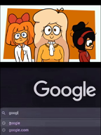 black_hair blonde_hair blue_eyes bow brown_eyes coco english_text freckles google green_eyes headphone hoodie laughing maya meta:general_fanart mymy orange_hair text tie twitter typing video xitter youtube // 1080x1440, 15.6s // 1.8MB