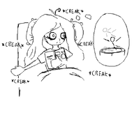 bed book coco confused meta:rijkskunst oekaki pillow text thought_bubble tired // 632x542 // 61KB