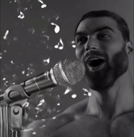 ai gigachad ik_ben_het_maar microphone singing video // 600x612, 5.6s // 746KB