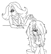 alone maya meta:general_fanart milktag_(proper) sad vera wet // 1400x1500 // 407KB