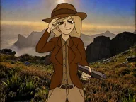 coco gun hat looking_at_viewer meta:general_fanart milktag_(proper) outside south_africa unknown_artist // 1280x959 // 821KB
