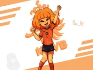 eiko happy jumping mymy nike_logo soccer white_background // 1200x904 // 98KB