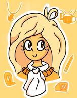 artist:slabamongus coco drum meta:general_fanart milktag_(proper) monitor musical_note necklace pencil phone smiling // 1280x1620 // 636KB