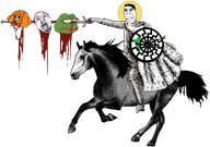 anti_ongezellig armor arrow art bleed blood bloodshot_eyes flagrog frog green_arrow greentext horse horseback_riding knight mymy ongezellig painting pepe shield sonnenrad subvariant:suspicious_chudjak sword tranny transparent_background variant:agugu variant:bernd variant:chudjak // 2842x2002 // 284KB