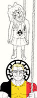 'p 4chan a10_eyes ack arm artist:entiral atomwaffen_division award badge black_and_white blond blue_eyes body co_(4chan) eyes_like_the_o-o-cean glasses grim_(artstyle) hanging leg lynching meta:rijkskunst meta:tagme muscles muscular_male mymy ongezellig open_mouth pedophile queen_of_spades sonnenrad soyjak subvariant:muscular_chud text variant:bernd variant:chudjak zartycuck // 1926x5000 // 1.3MB