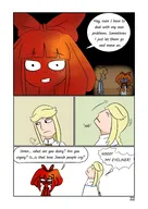 artist:maypachi_hmone blood bloodcapelet blue_eyes bow comic exclamation_mark freckles mymy onamonapia question_mark sjef sob speech_bubble speech_bubbles text text_bubble the_return_comic tie Yana // 1080x1527 // 104KB