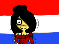blushing drawing dutch_flag looking_at_viewer maya meta:general_fanart shaking // 1600x1200 // 261KB