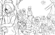 artist:colarikal axel beanie beanie_with_earflaps bert cato cleo coco goof hat henk ilse kiki koos maya meta:general_fanart rens roos sjef stan tryn vera wiel windmill yfke zoey // 3500x2200 // 2.0MB
