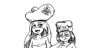 artist:oekakigod butterfly curry hat mayo mayo_en_curry meta:rijkskunst oekaki // 500x250 // 32KB
