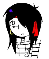 artist:c0mputer1sm bandana black_hair earring frown headband kiki meta:general_fanart necklace white_void // 1004x1203 // 53KB