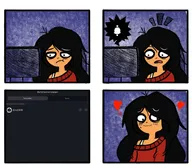 artist:john_smith bell computer cord discord dutch_text heart looking_away maya meta:general_fanart text // 809x706 // 105KB