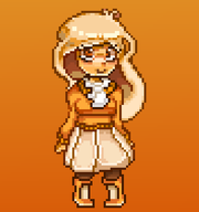 artist:senorgodfred coco meta:general_fanart pixel_art smiling // 532x568 // 5.0KB