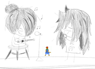 kiwi_farms maya meta:general_fanart pencil_(medium) singing sneed_cat sneeds_feed_and_seed unknown_artist // 1570x1144 // 794KB