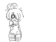 black_and_white looking_at_viewer maya meta:general_fanart nervous sketch // 798x598 // 40KB