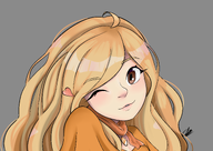 artist:chantiegirl coco drawing heart looking_at_viewer meta:general_fanart smiling wink // 4092x2893 // 3.9MB