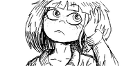 artist:oekakigod looking_away meta:rijkskunst mymy no_color oekaki sketch thinking // 500x250 // 44KB