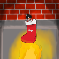 christmas christmas_stocking ddtag maya meta:general_fanart mini_maya stocking tagme text unknown_artist // 2480x2480 // 2.1MB