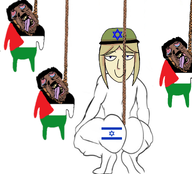 hanging hangings isreali_flag palestinian_flag rope star_of_david Yana // 1960x1772 // 1.0MB