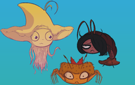 artist:ezzenti coco crab jellyfish maya meta:general_fanart mymy shrimp tagme // 2418x1532 // 14MB