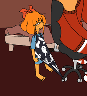 artist:bob chair feet maya meta:rijkskunst mymy niggerwiggle traced // 1080x1199 // 51KB