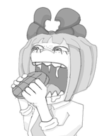 artist:entiral eating meta:rijkskunst mymy niggerwiggle saliva stroopwafel // 920x1145 // 215KB