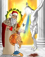 artist:yosack_jaki blood christ christmas chudwheel cross crucifixion holy_light meta:ias meta:rijkskunst mymy praying prinsenvlag santa_claus sinterklaas stroopwafel variant:chudjak variant:cobson voc // 1630x2048 // 423KB