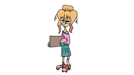 artist:talentless_animator exploitable meta:general_fanart roller_skates sign tagme transparent_background yfke // 1600x900 // 148KB