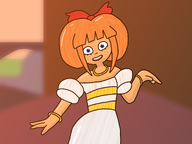 artist:bigzig drawing dress looking_at_viewer meta:general_fanart mymy smiling // 3200x2400 // 2.2MB