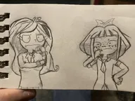 coco drawing meta:general_fanart mymy photo sketch thinking // 4032x3024 // 3.2MB