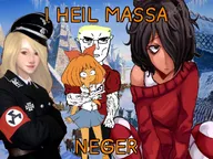 artist:komkor artist:lidlyarts artist:unknown aryan chudwheel coco hyperborea massagraph mymy nazi niggerwiggle peace_sign realistic ss subvariant:buff_chudjak triskele uniform variant:chudjak // 1074x808 // 239KB