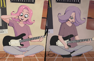 guitar meta:general_fanart pink_hair playing_instrument unknown_artist vera young_vera // 1380x900 // 1.2MB