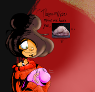 blobfish happy hugging maya meta:general_fanart // 1269x1227 // 561KB