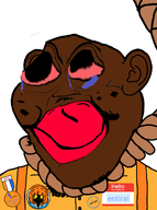 ack anti_ongezellig autism award black_skin brown_skin entiral_(user) hello_my_name_is_(sticker) mymy ongezellig rope shitskin slopjak subvariant:Henry subvariant:jartycuck transparent_background vantablack_skin variant:chudjak variant:impish_soyak_ears zarty zartycuck // 699x940 // 232KB