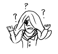 arm artist:rot black_and_white clothes confused hair hand meta:rijkskunst open_mouth scarf vera // 358x333 // 6.6KB