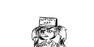 angry artist:oekakigod fact_sign hat holding_object meta:rijkskunst no_color oekaki serious_hat straw tryn // 500x250 // 22KB