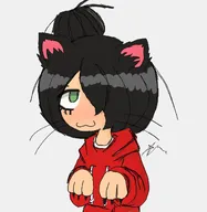 artist:ongepapu cat_ears looking_at_viewer maya meta:general_fanart smiling // 1080x1109 // 79KB