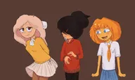 chewing_strings coco maya meta:general_fanart milktag_(pre-release) mymy smiling tagme unknown_artist // 2560x1536 // 440KB