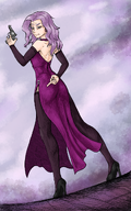 artist:oekakigod gun holding_object meta:rijkskunst middle_finger vera // 750x1200 // 1.2MB