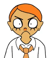 facial_hair freckles hitler_mustache looking_at_viewer mustache mymy orange_hair tagme tie white_void // 1152x1344 // 106KB