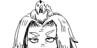 artist:oekakigod chicken meta:rijkskunst no_color oekaki vera // 500x250 // 30KB