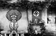black_and_white edit looking_at_viewer meta:rijkskunst milktag_(proper) mymy nazi nazi_symbol photo screenshot zorinhakekk_(artist) // 1121x726 // 173KB
