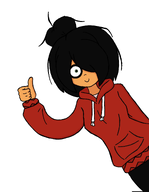 :) looking_at_viewer maya thumbs_up unknown_artist white_void // 1592x2048 // 677KB